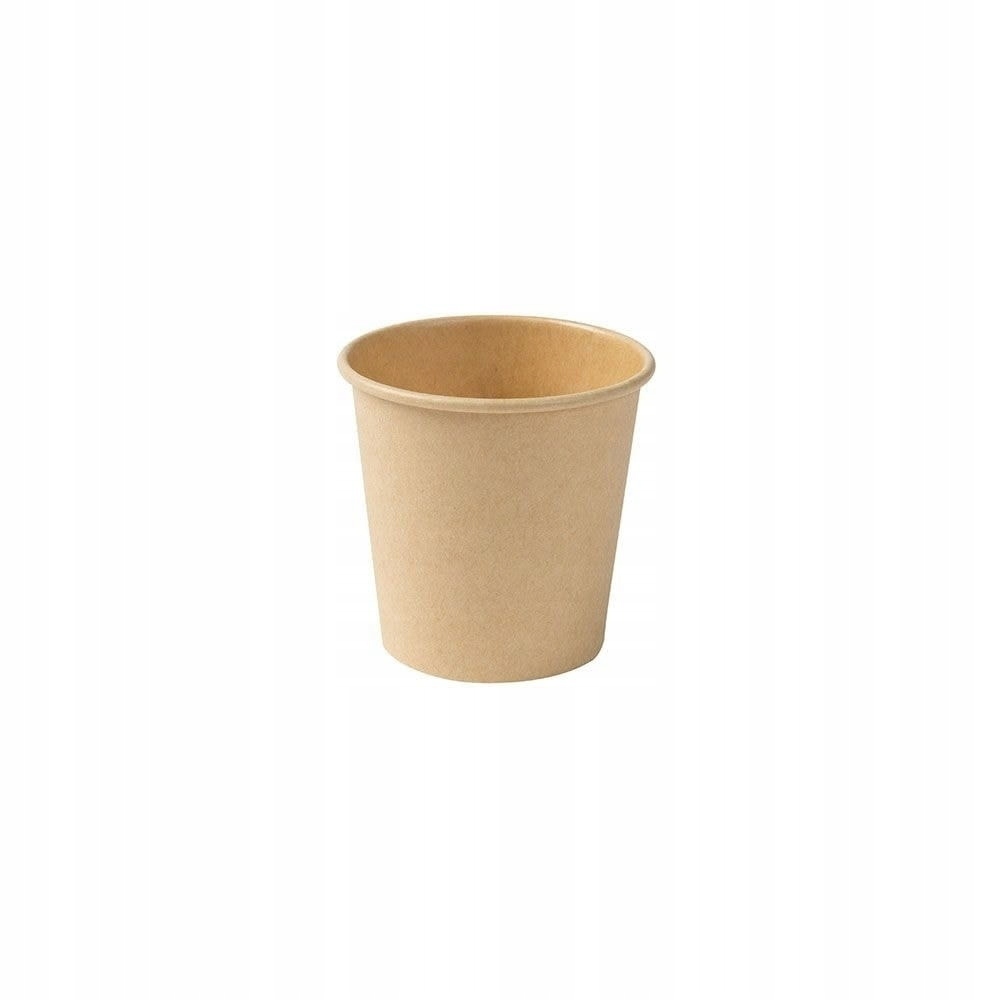 Kubek papierowy espresso 100 ml kraft - 50 szt