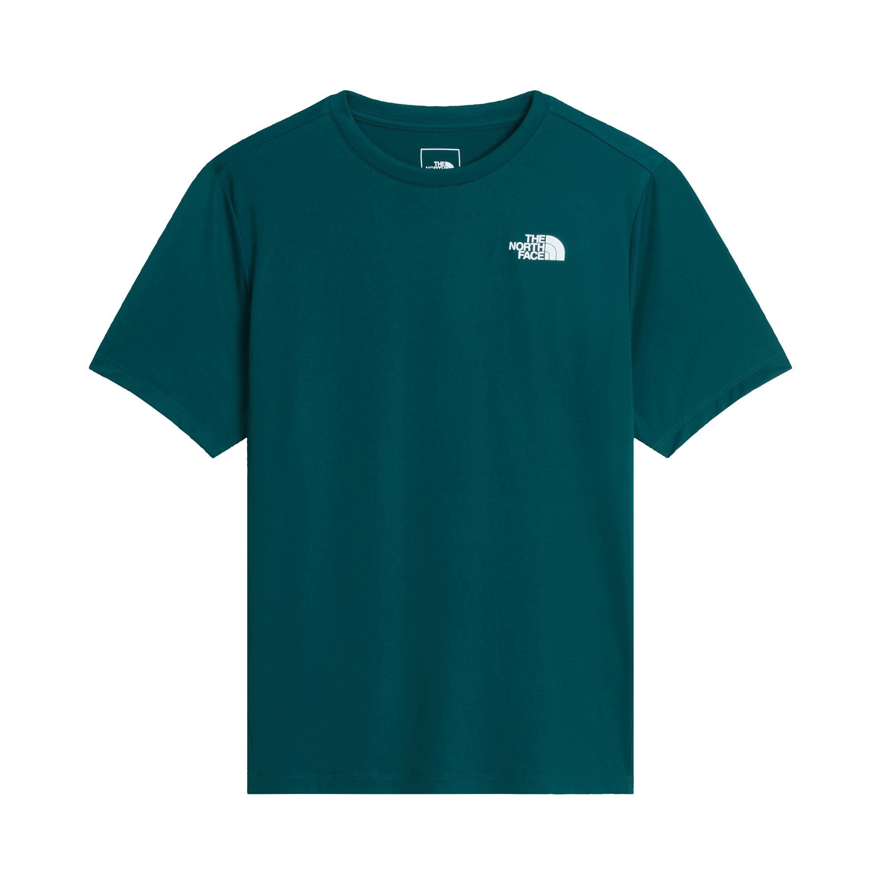 Koszulka męska The North Face 24/7 S/s Reg zielona NF0A894BN4J r L