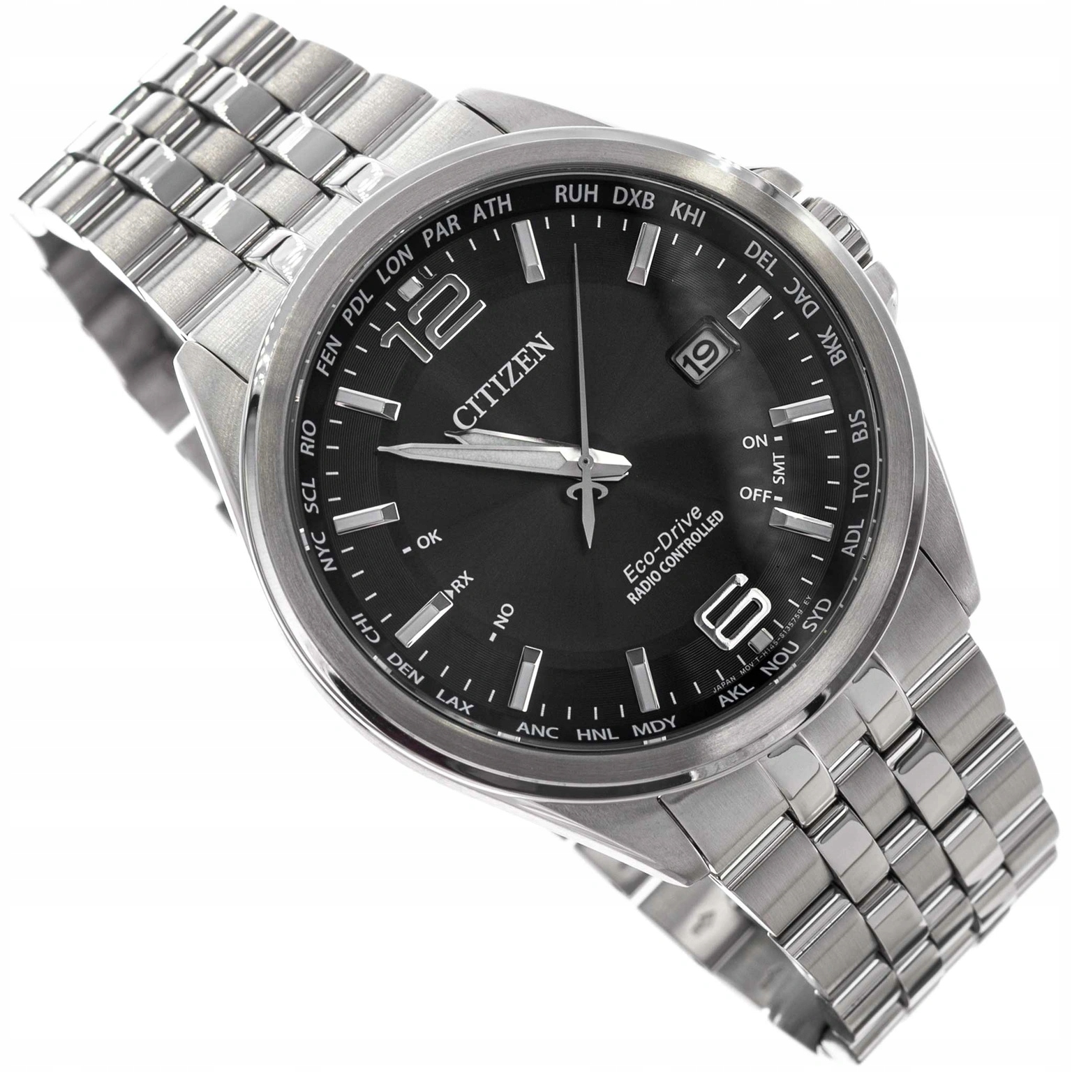 Pánské Hodinky Citizen CB0010-88E Řízené Rádiem, Solární, Vodotěsné 10 Bar
