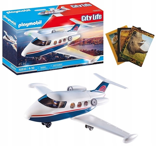 

Playmobil Klocki Samolot Czarterowy Figurki 70533