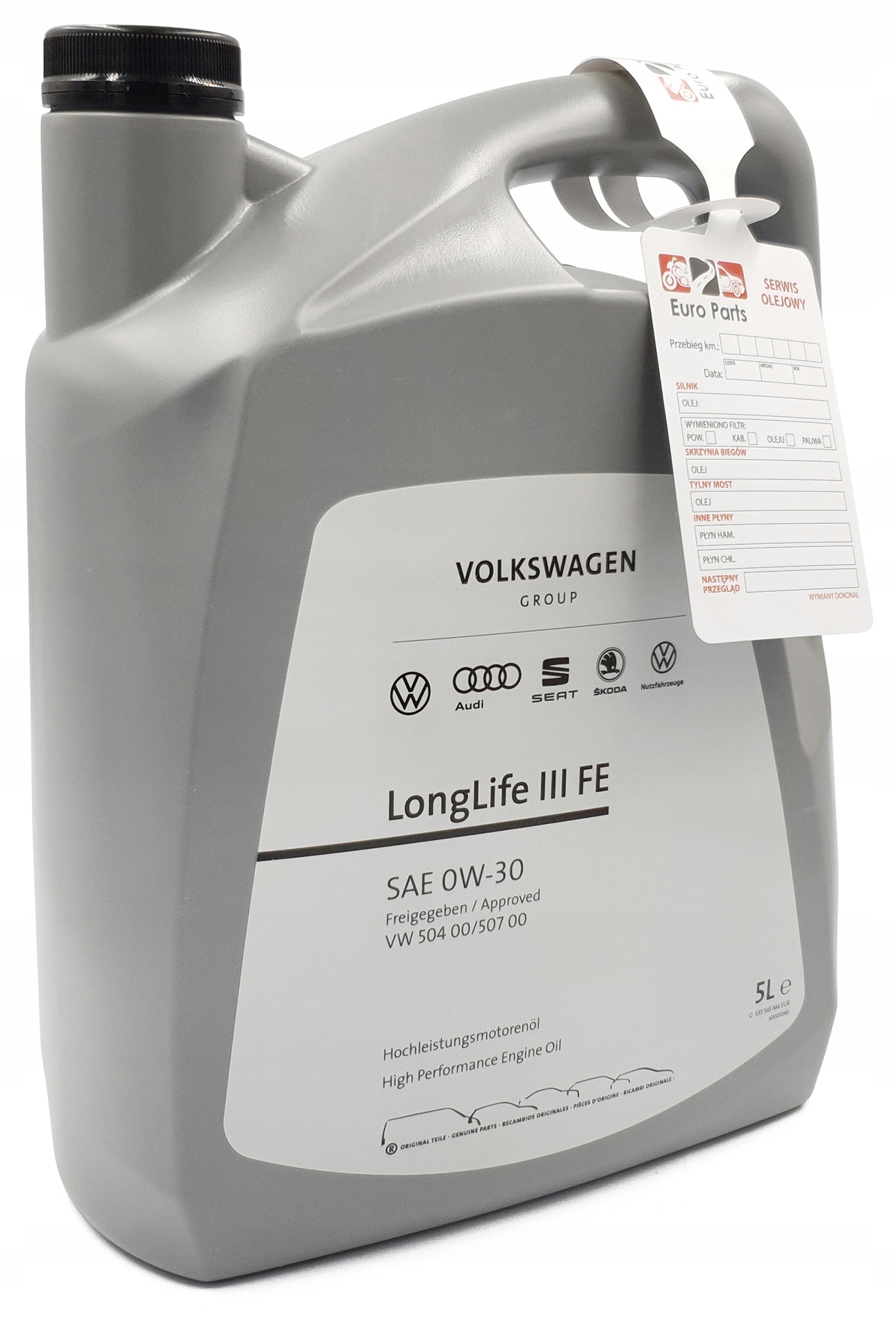 

Oe Olej Vw Longlife III Fe 0W30 504.00 507.00 5L