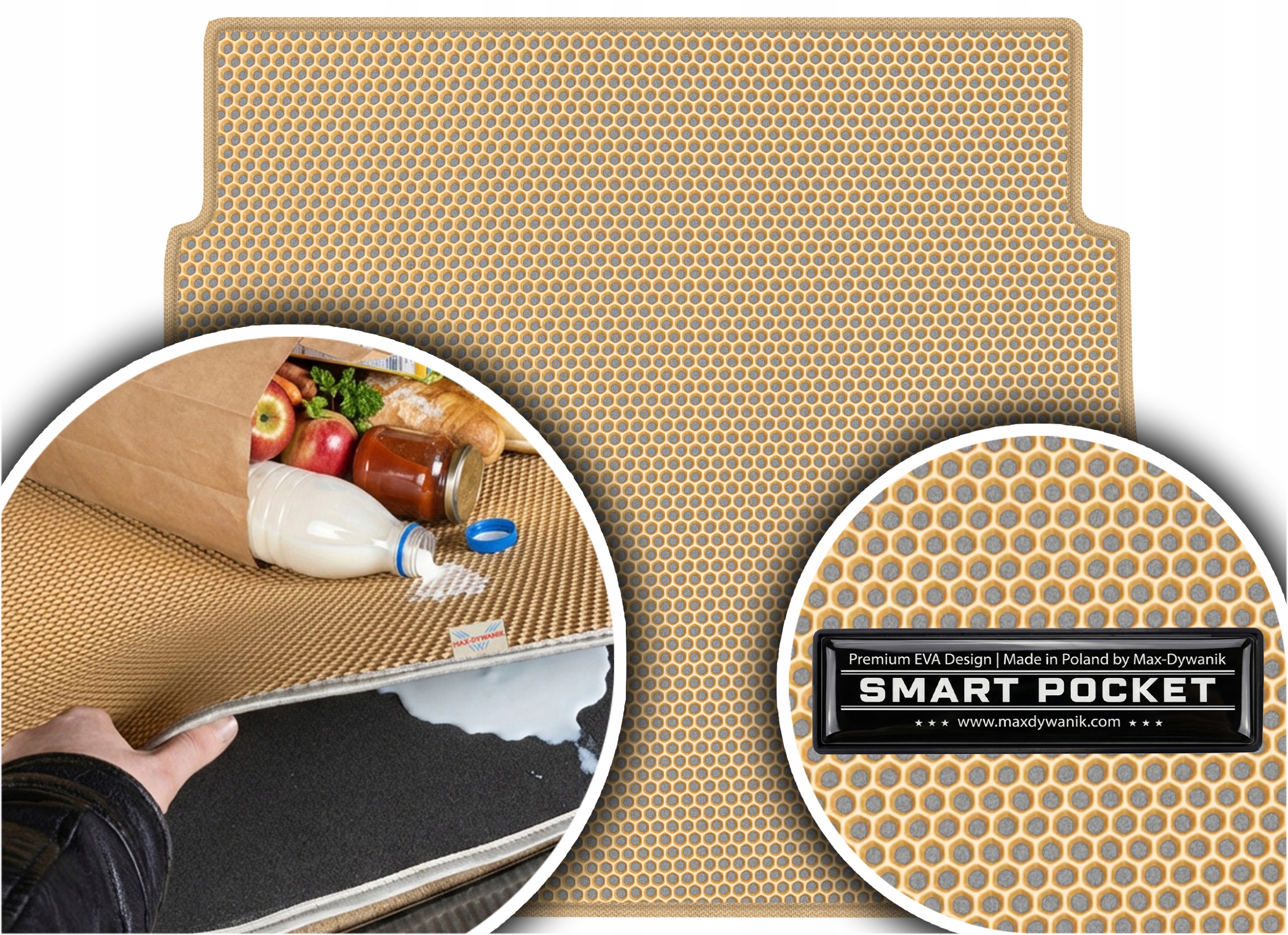 Subaru Legacy IV Sedan 2004-2010 Vložka do kufru Eva Smart Pocket Béžová