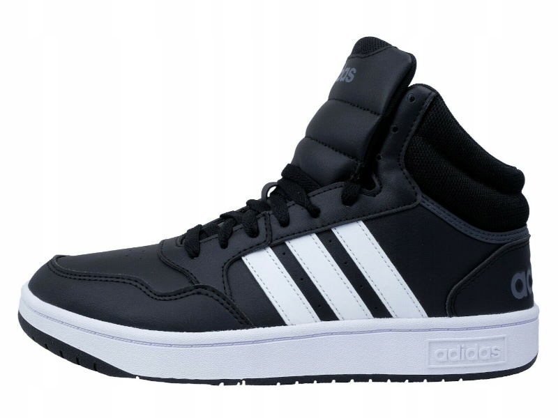 Pánské boty Adidas Hoops 3.0 GW3020 sportovní 45,3 vysoké černé