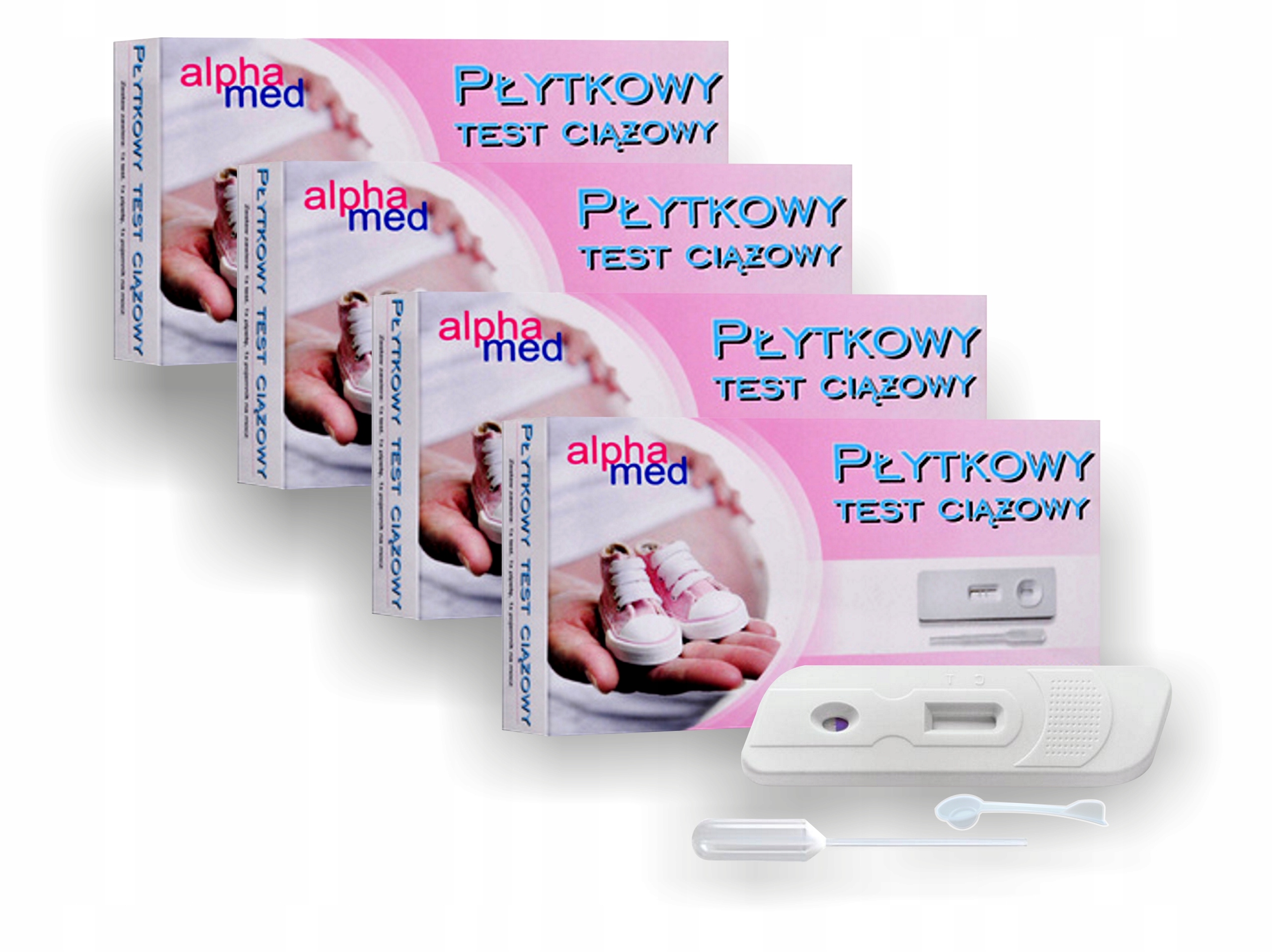 ALPHAMED PŁYTKOWY TEST CIĄŻOWY JEDNOSTOPNIOWY 99% Rodzaj płytkowy
