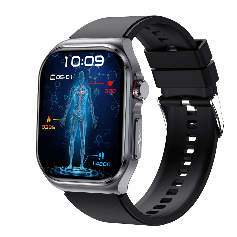 Smartwatch Pre Seniorov Meranie Cukru S Ekg Ppg Bmi Hrv Rozhovory Menu Pl