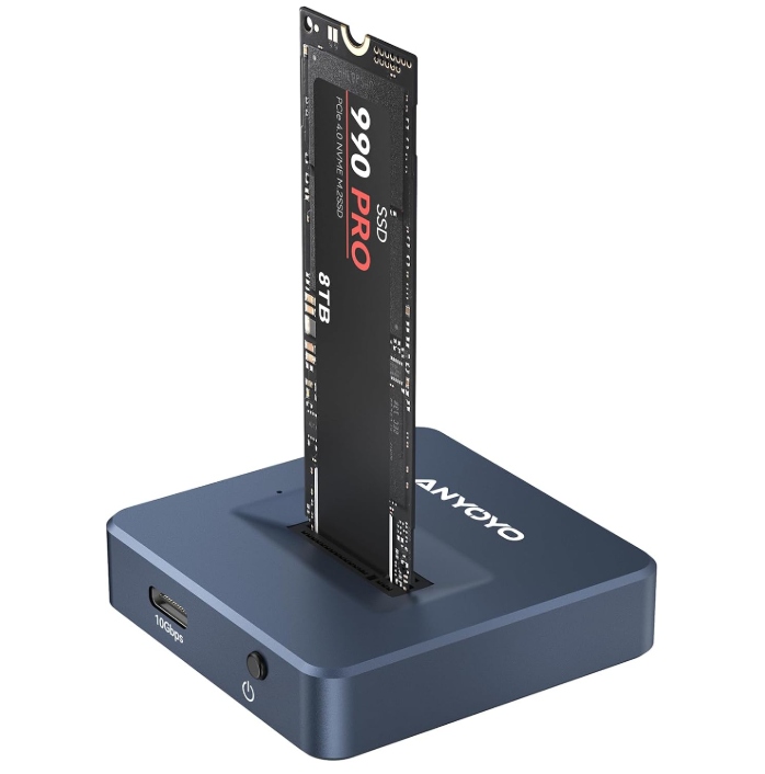 Dokovací stanice M.2 Anyoyo s adaptérem Usb-c a kabelem Usb 3.1