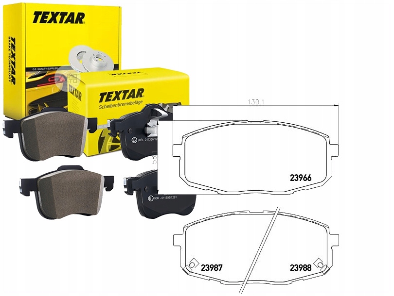 Brzdové Destičky Kia Přední Cee'd I-30 Textar Asistent Kolize #34