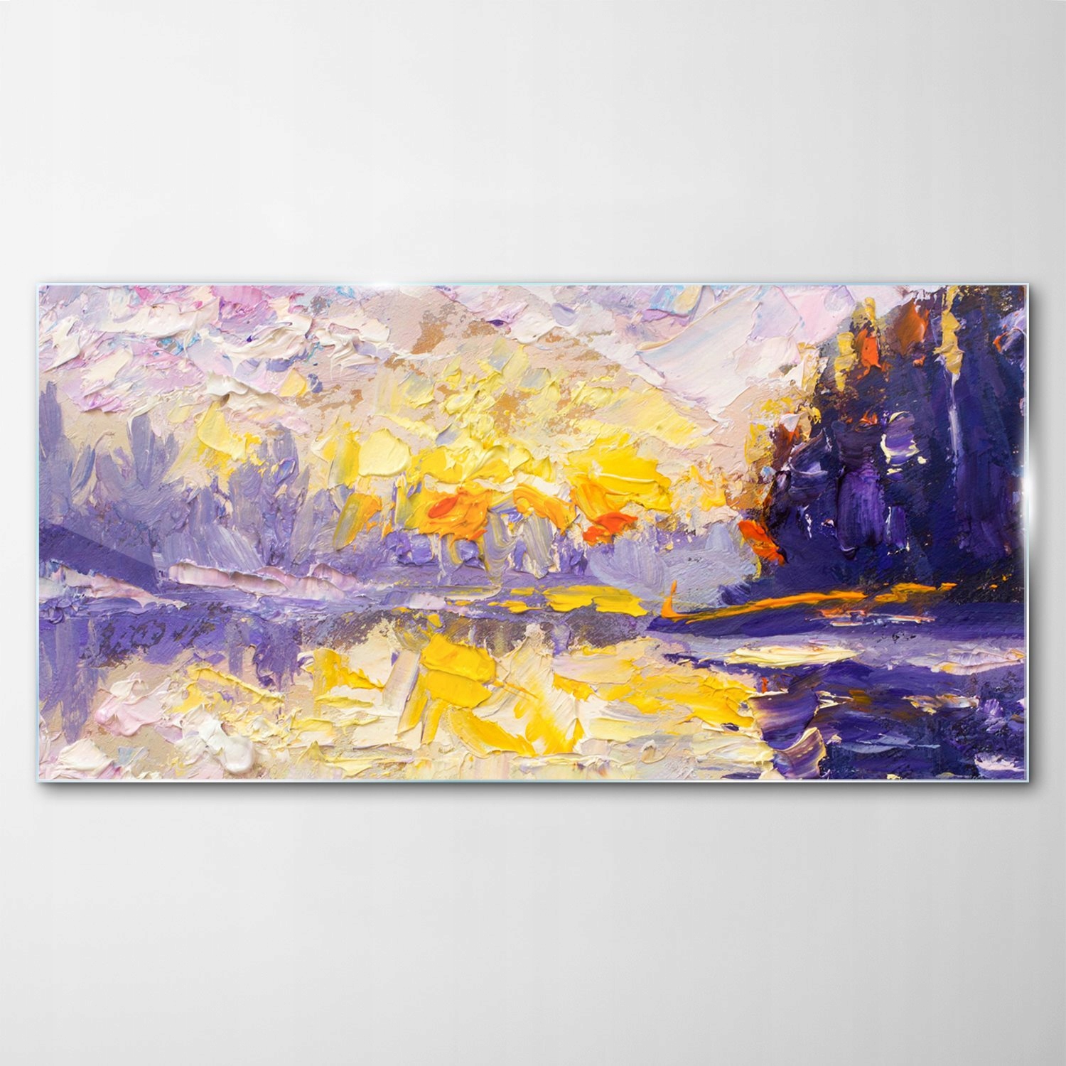 

Obraz Szklany Dekor Rzeka Wschód Słońca 120x60