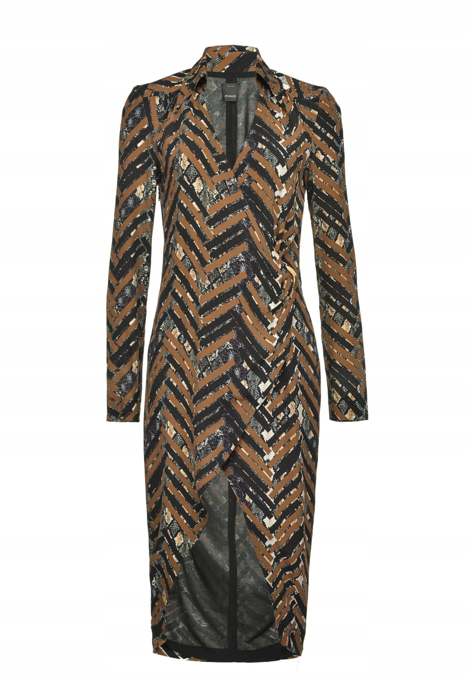 Pinko Šaty obálková sukně Acquario 38