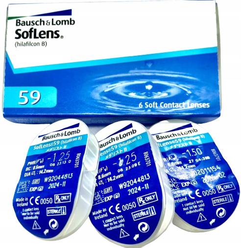 

Soflens 59 Miesięczne Soczewki Kontaktowe -2,75