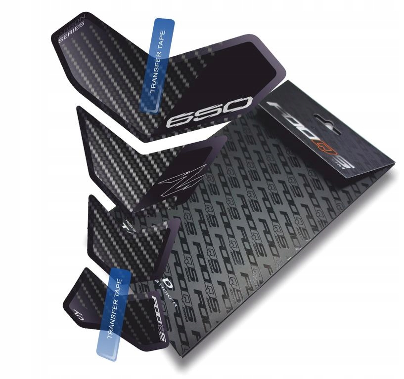 Tank-pad od firmy Fooqs Kawasaki Z 650 Carbon Karbon