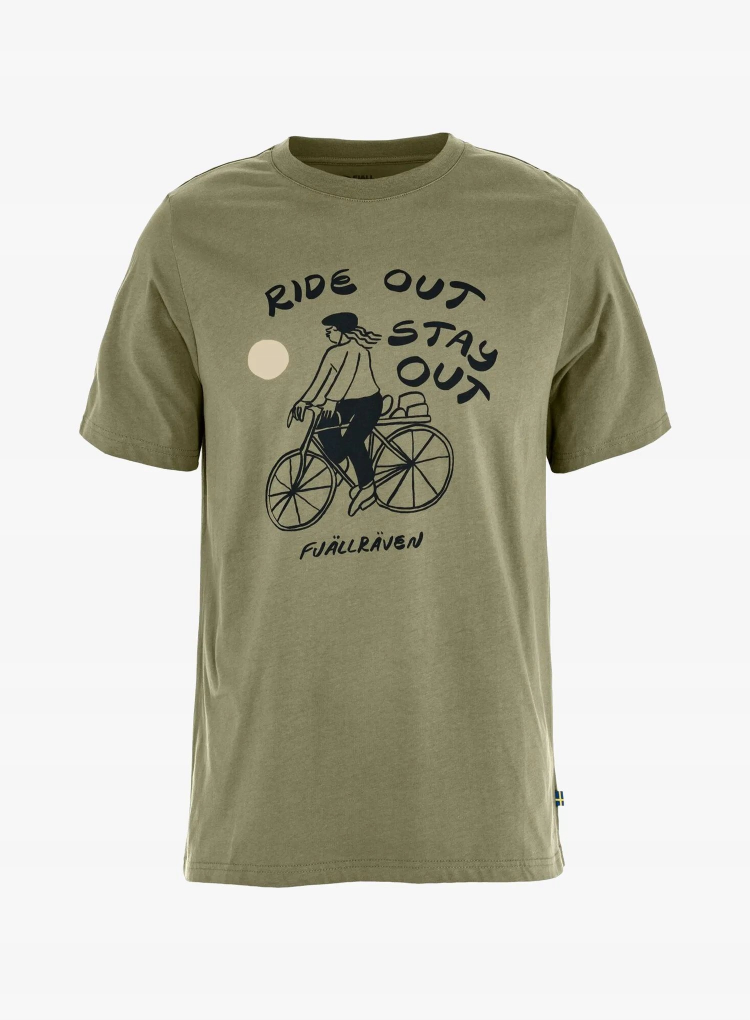 Koszulka z nadrukiem Fjallraven Hoja Ivag T-shirt green L