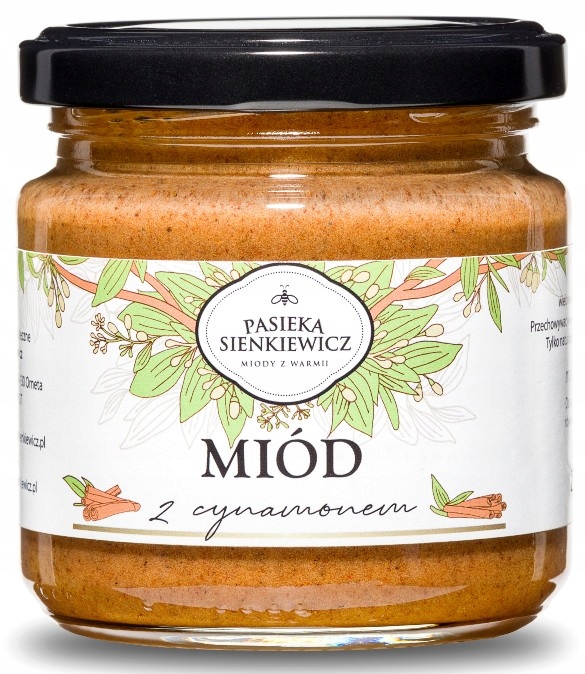 Levně 3X Pasieka Sienkiewicz Med Se Skořicí 250 G