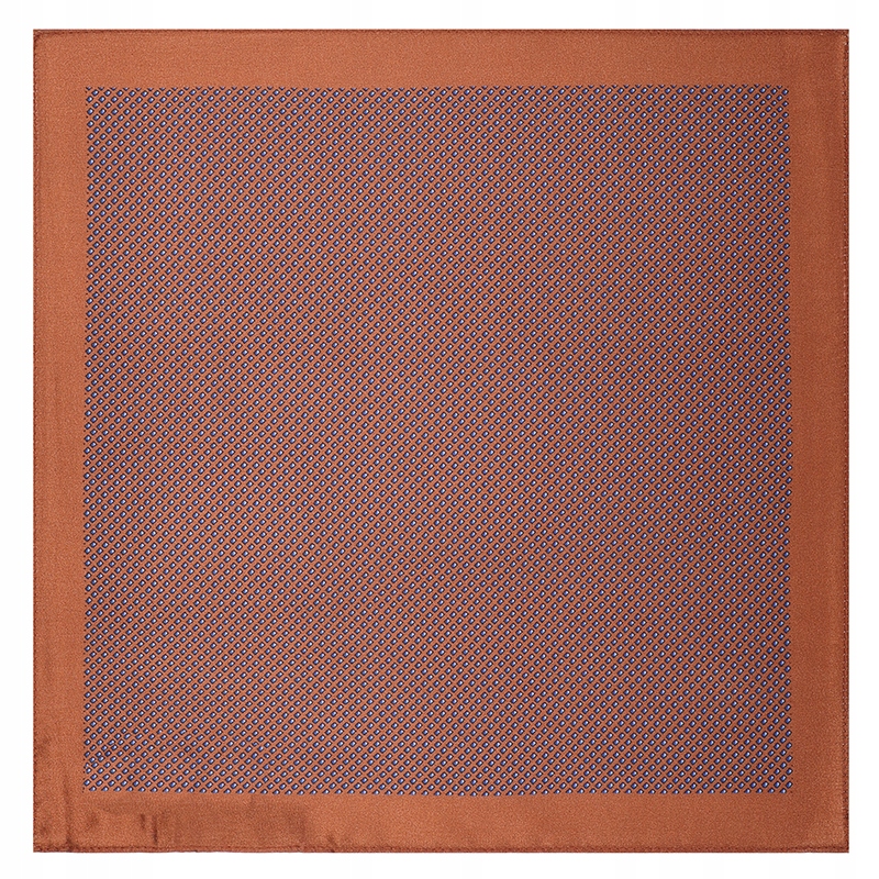 Oranžový pánský kapesníček 100% hedvábí Premium Pako Lorente One Size