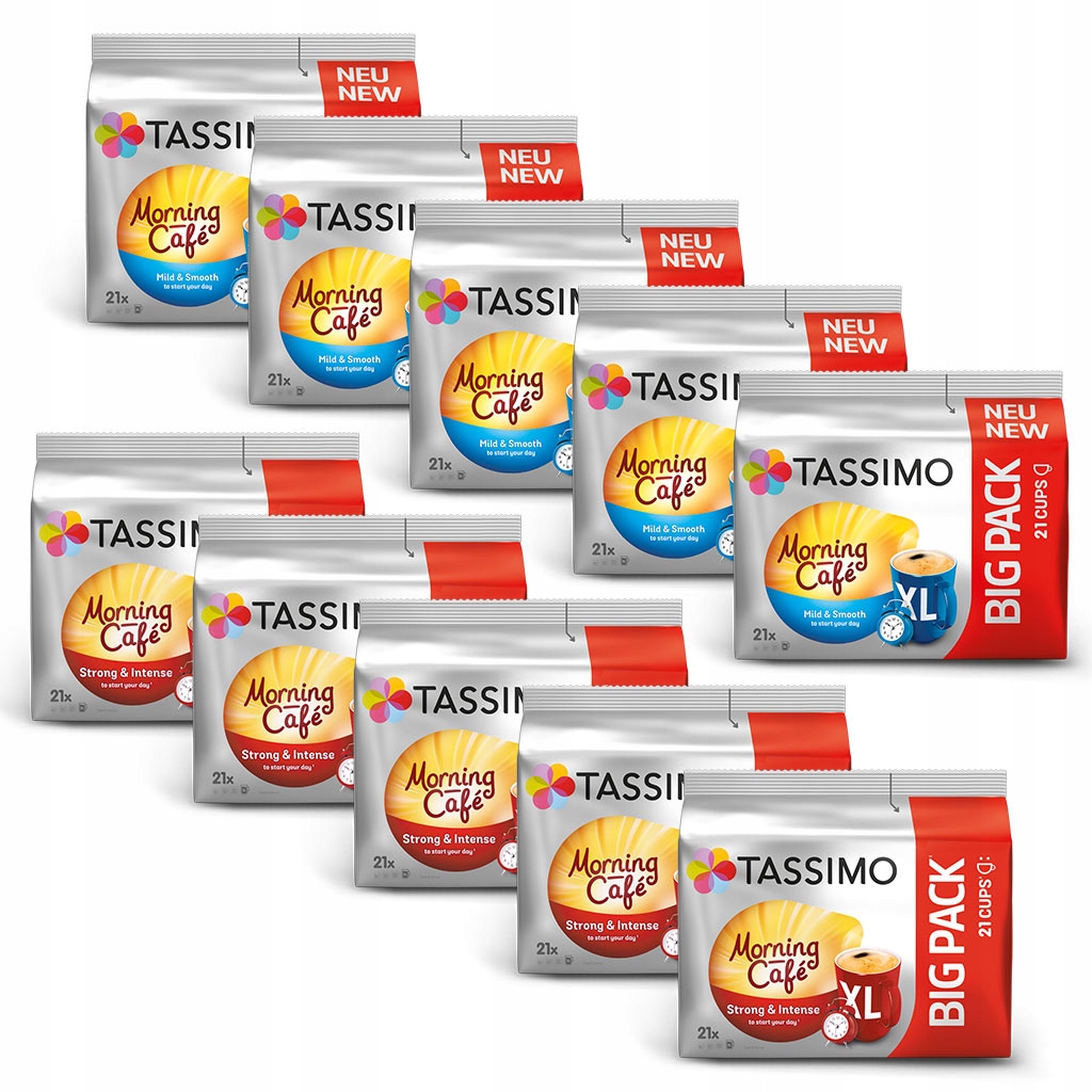 Tassimo черный кофе капсулы набор XL, 210шт.