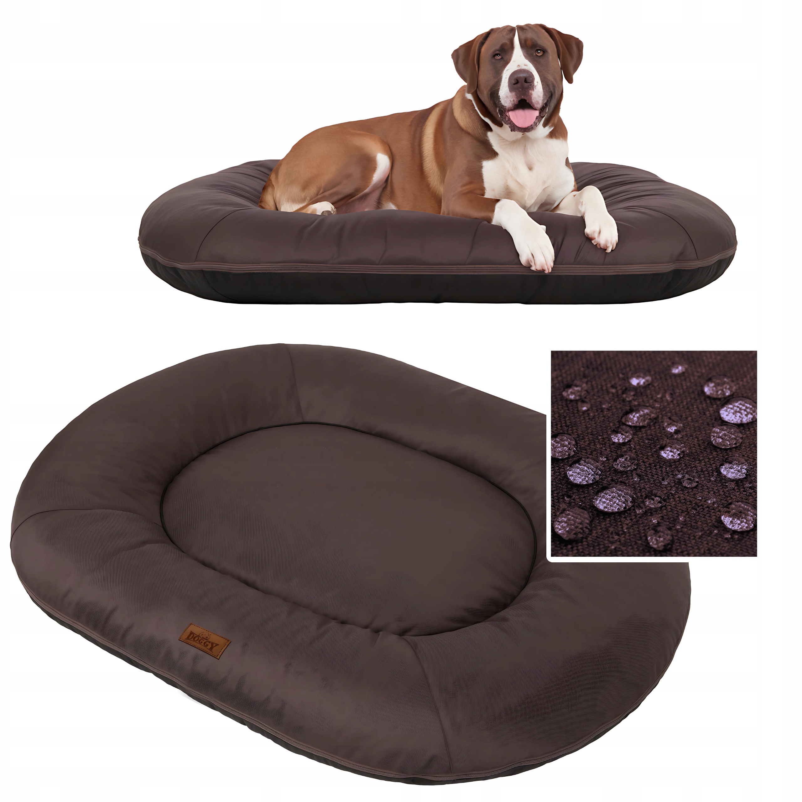 Pelíšek pro psa Odnímatelný potah voděodolná kotec XXXL 129 x 99 cm