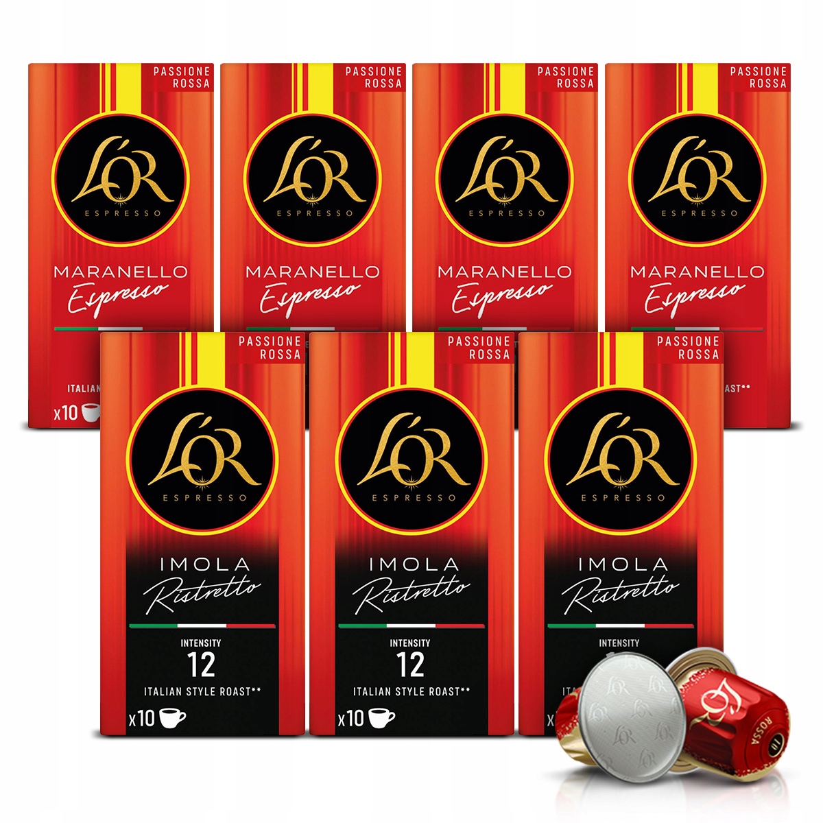 Kapsułki do Nespresso(r)* L'or Espresso, Ristretto 5+2 opakowania Gratis!