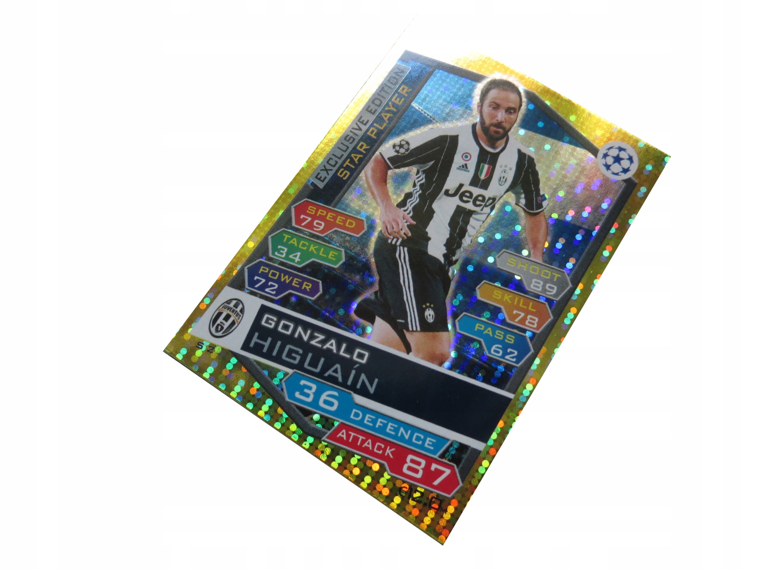Match Attax Champions League 2016/17 Exclusive Edition Higuain Juventus