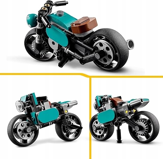 LEGO CREATOR 31135 MOTOCYKL VINTAGE 8+ 128 ELEMENT Marka LEGO