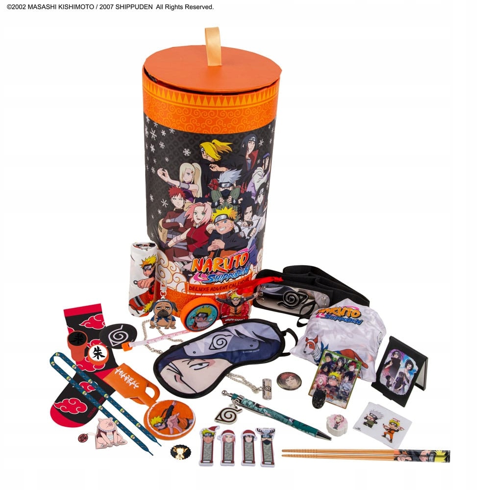 Адвент-календарь Naruto Deluxe 2025, 24 сюрприза с игрушками — фото 2