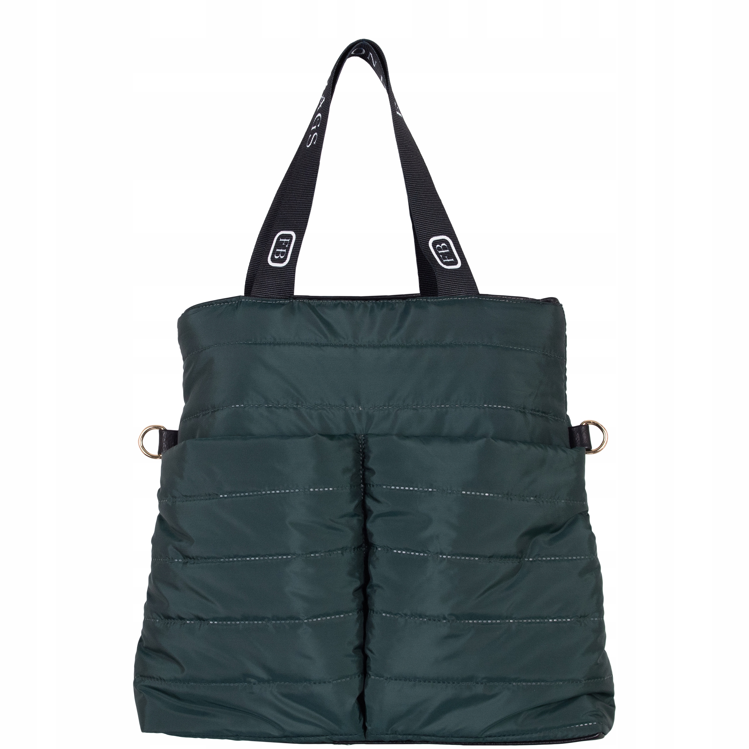 

Torebka Pikowana rączki logowane B14