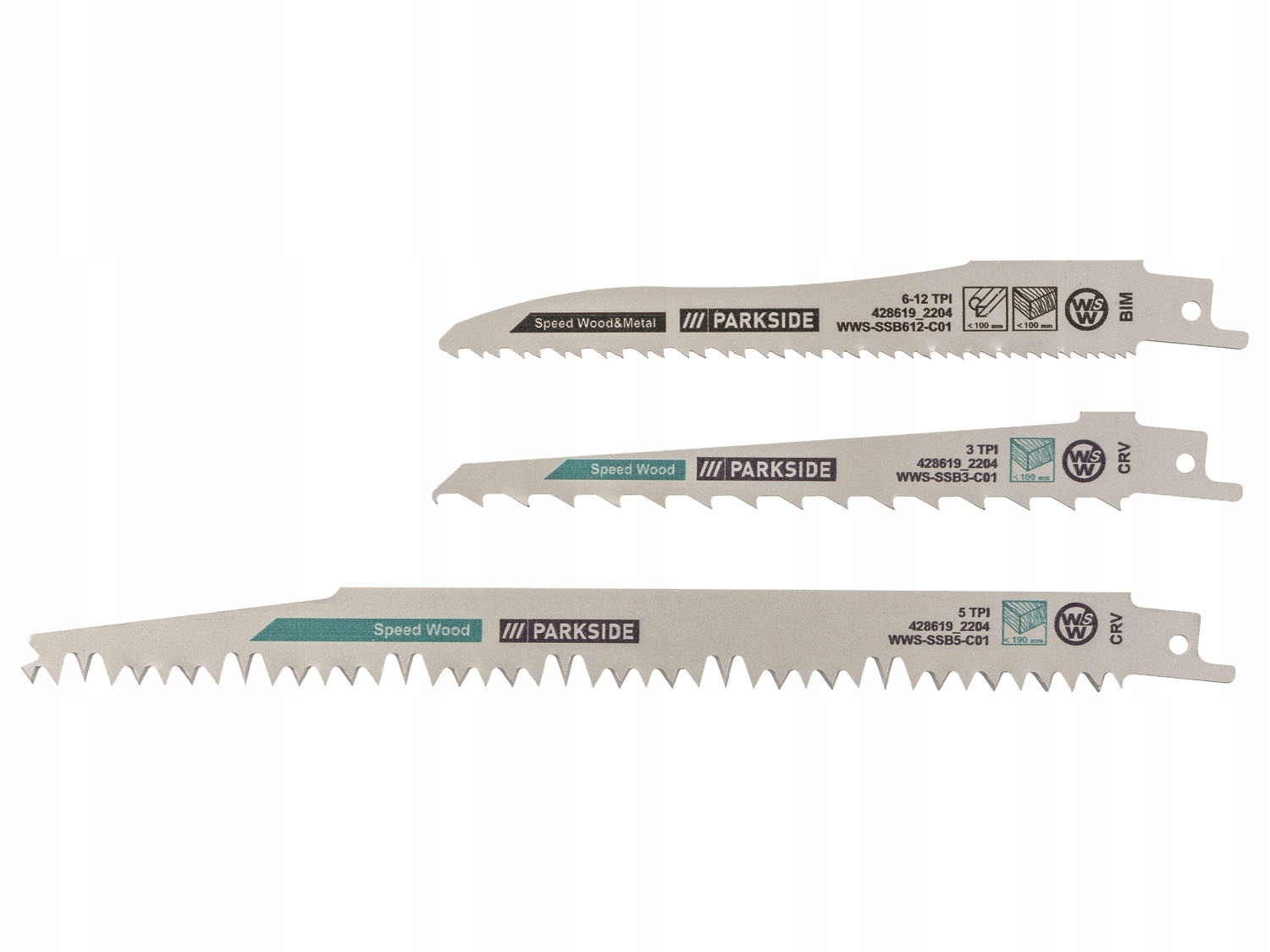 Brzeszczot do pił szablastych Parkside