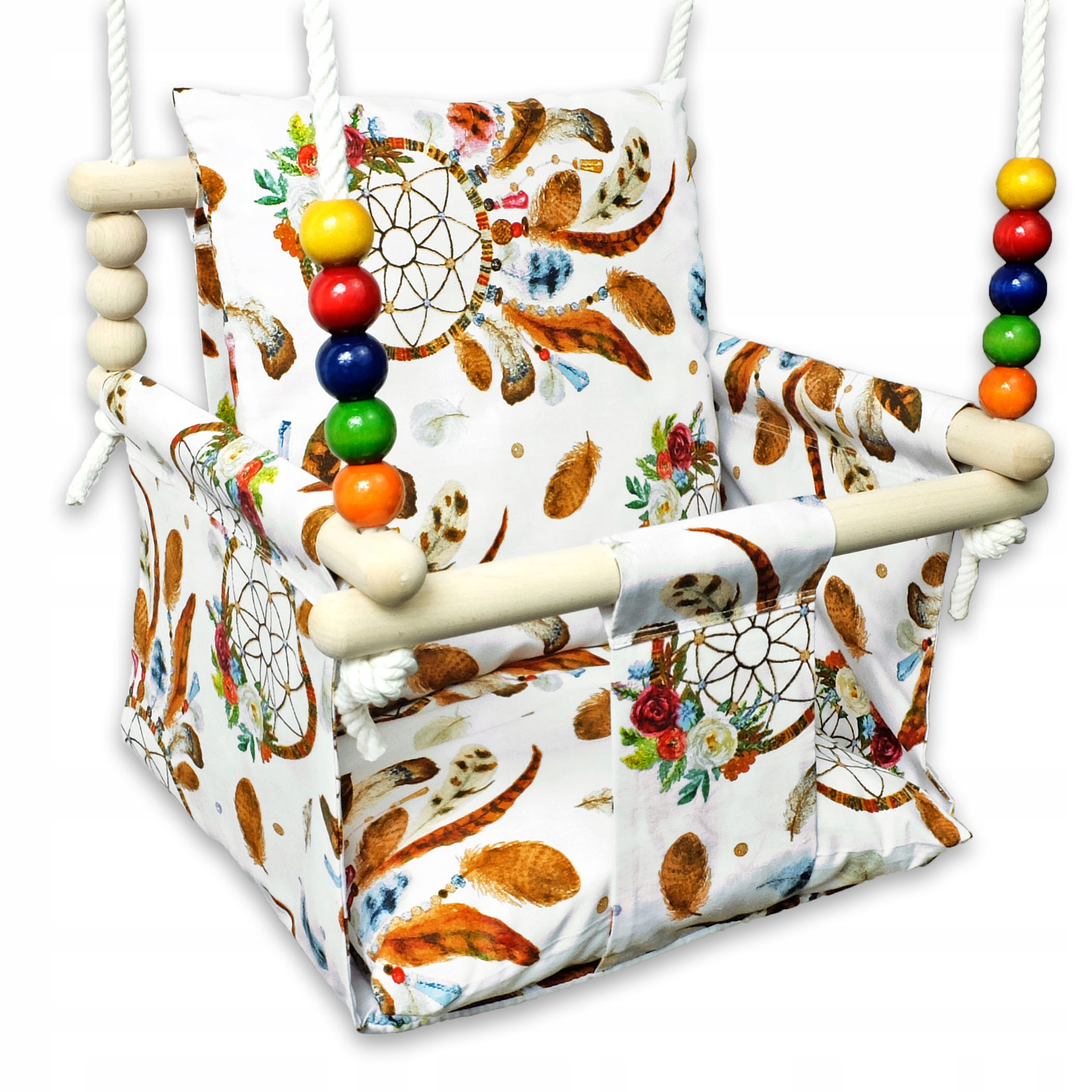 KiziaMizia HUŚTAWKA DLA DZIECI DO DOMU OGRODU Wysokość produktu 30 cm