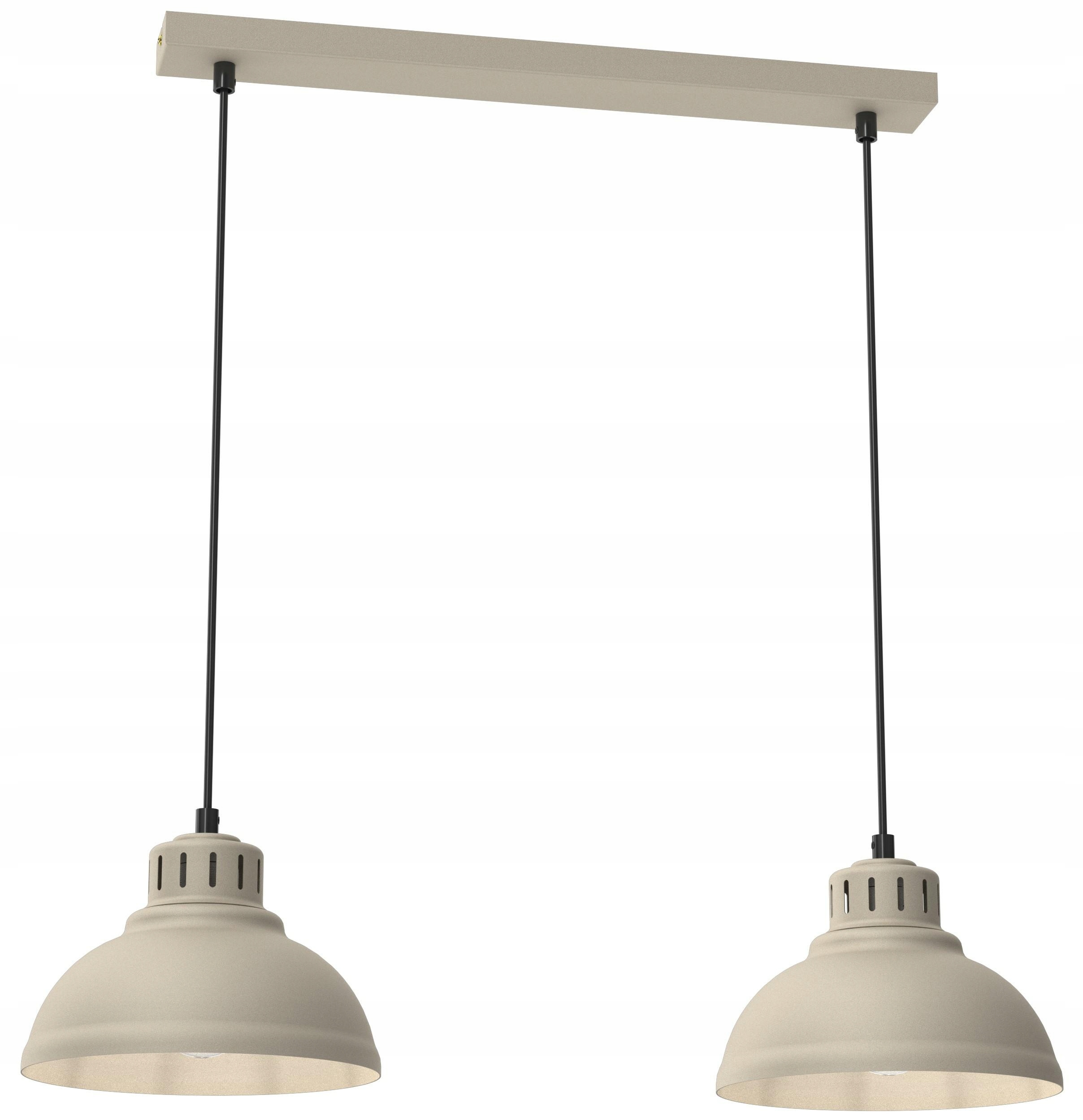 Závěsná lampa Sven Béžová Kovová Stínidlo ve skandinávském stylu s moderním designem