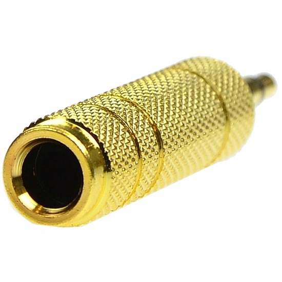 Przejście Adapter AUX JACK 3,5mm / MINI JACK 6,3mm Stan opakowania oryginalne