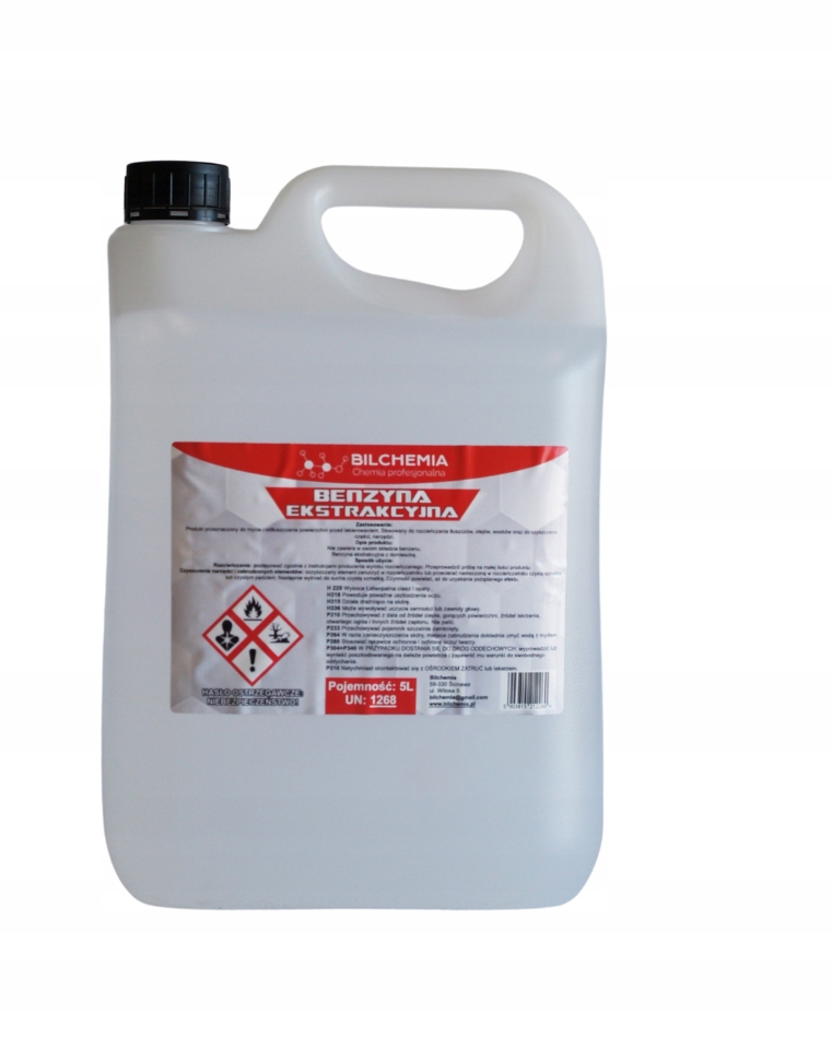 

Czysta Benzyna Ekstrakcyjna Premium 5L Bezwonna
