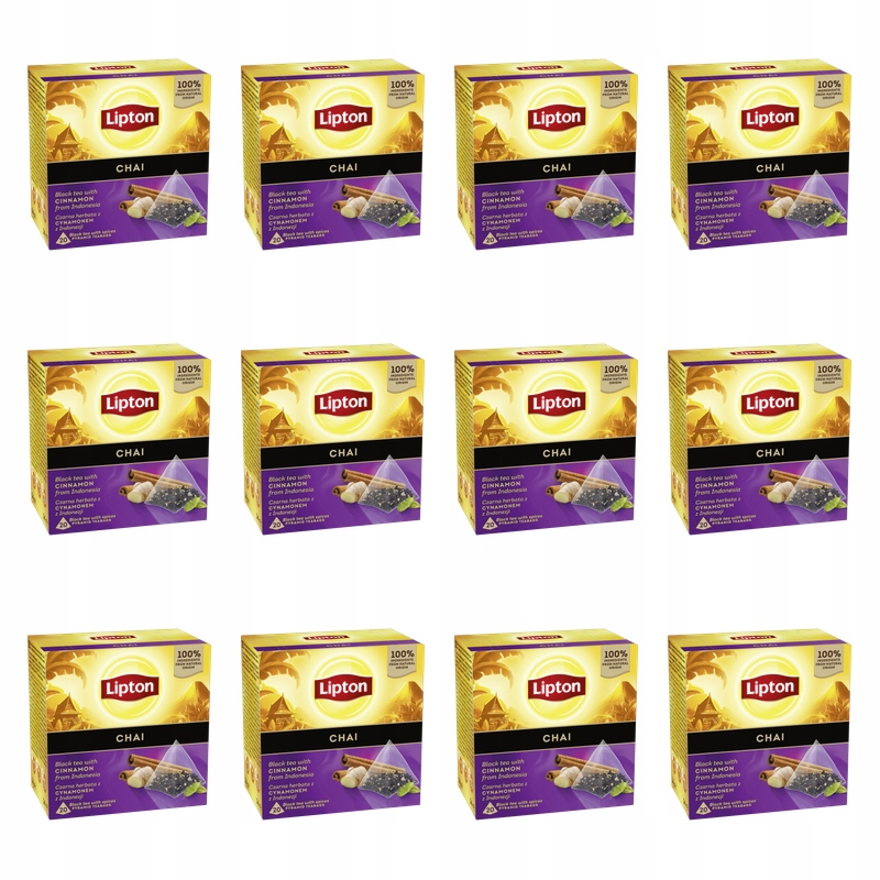 Lipton Piramidki Chai 20TB X12