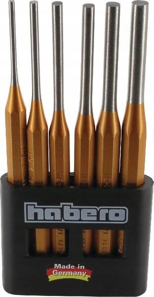 Набор перфораторов для шплинтов в держателе ПВХ Gedor