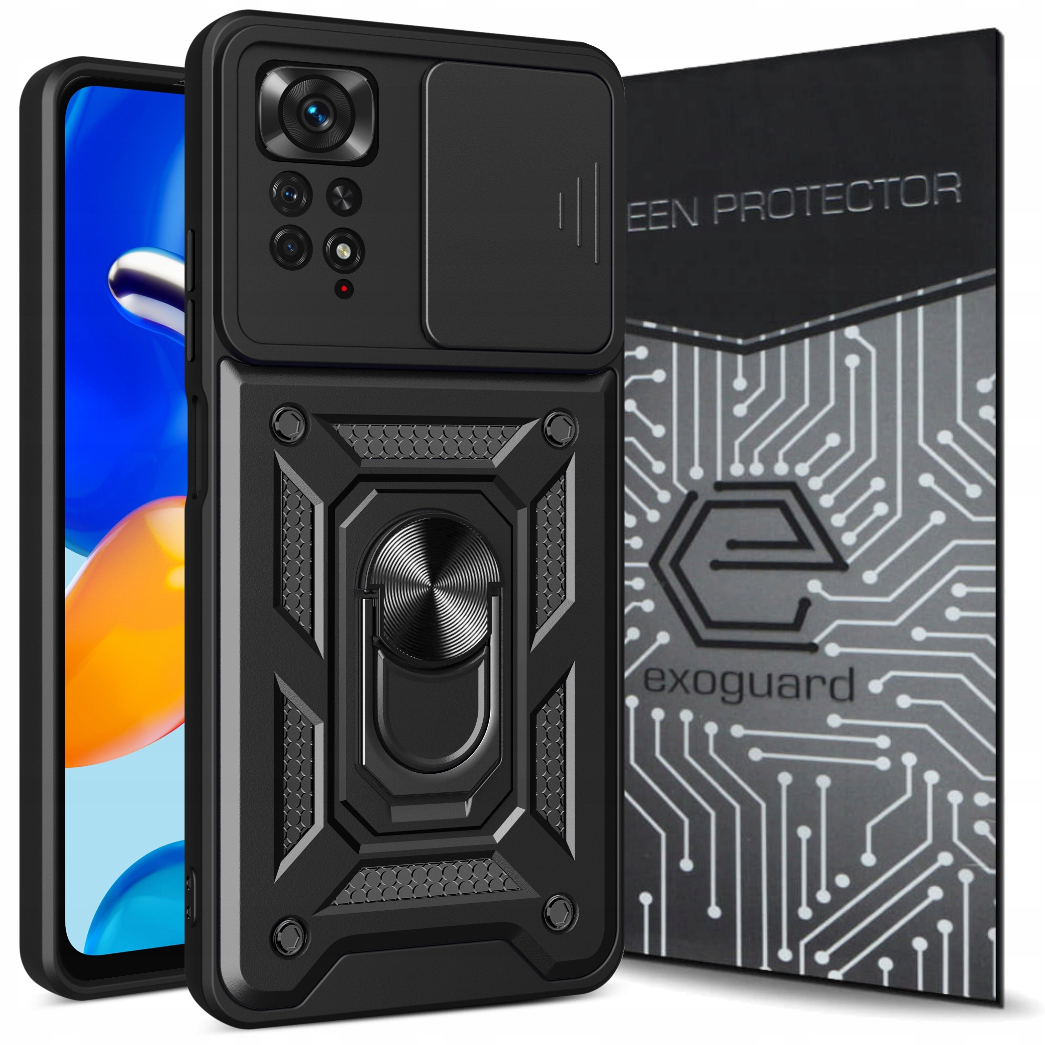

Etui Pancerne+szkło do Redmi Note 11 Pro Pro 5G