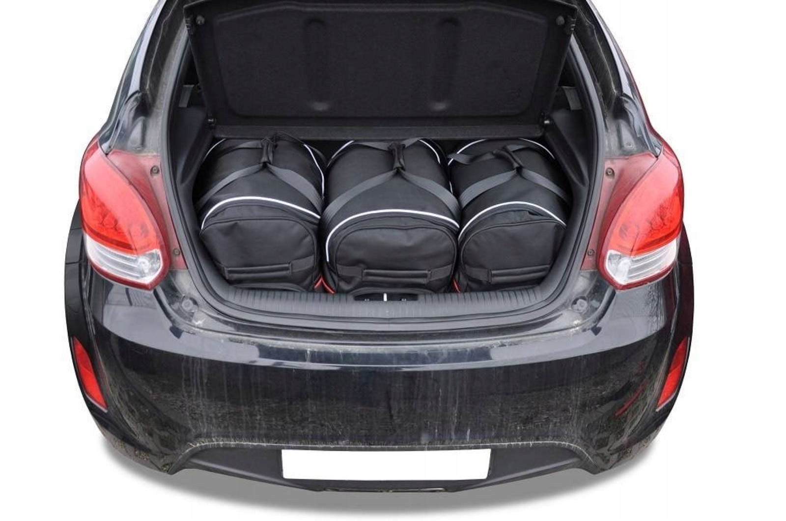 J&j Automotive Sada 3ks cestovných tašiek Sport pre Hyundai Veloster Coupe