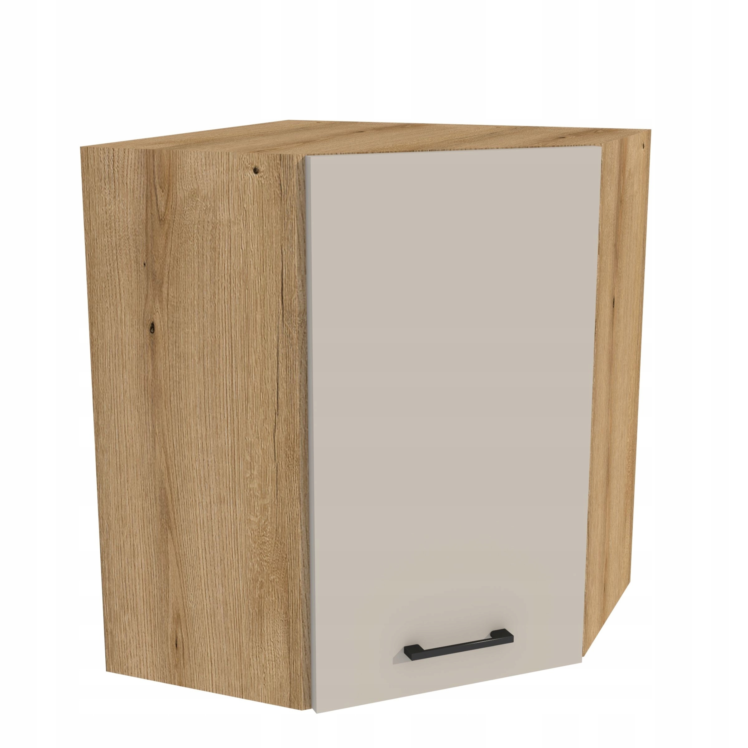 Horná rohová kuchynská skrinka 60/72 Capri korpus Dub Evoke predná časť Kašmír Ma