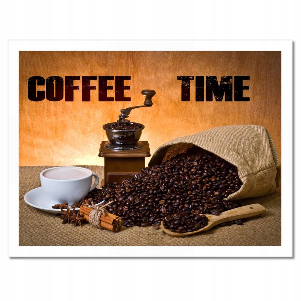 Plakáty v rámu 40x30 Káva Coffee Time