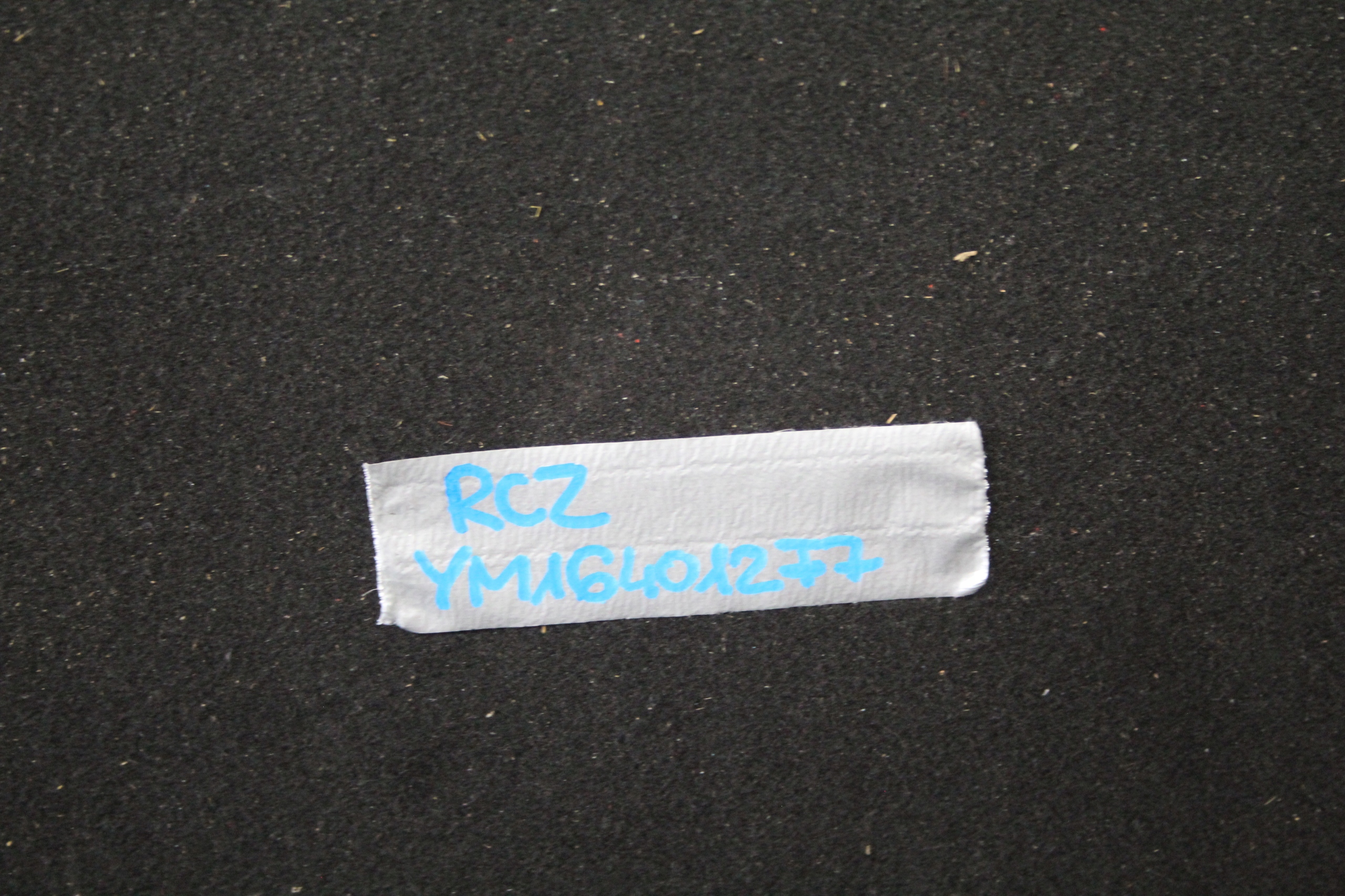 floor boot boot PEUGEOT RCZ LIFT YM16401277