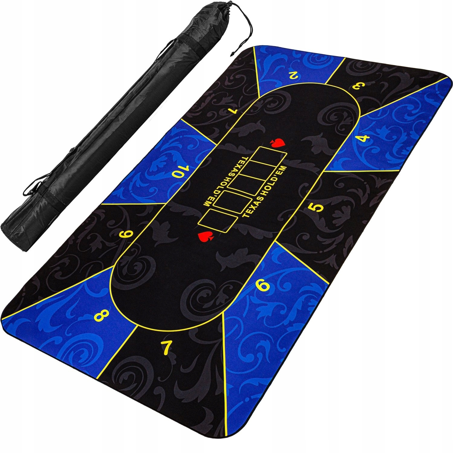 

Sukno Stół Mata Blat Nakładka Do Pokera 160x80CM
