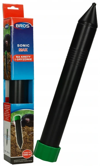 

Odstraszacz Kretów Nornic Na Krety Sonic Max Bros