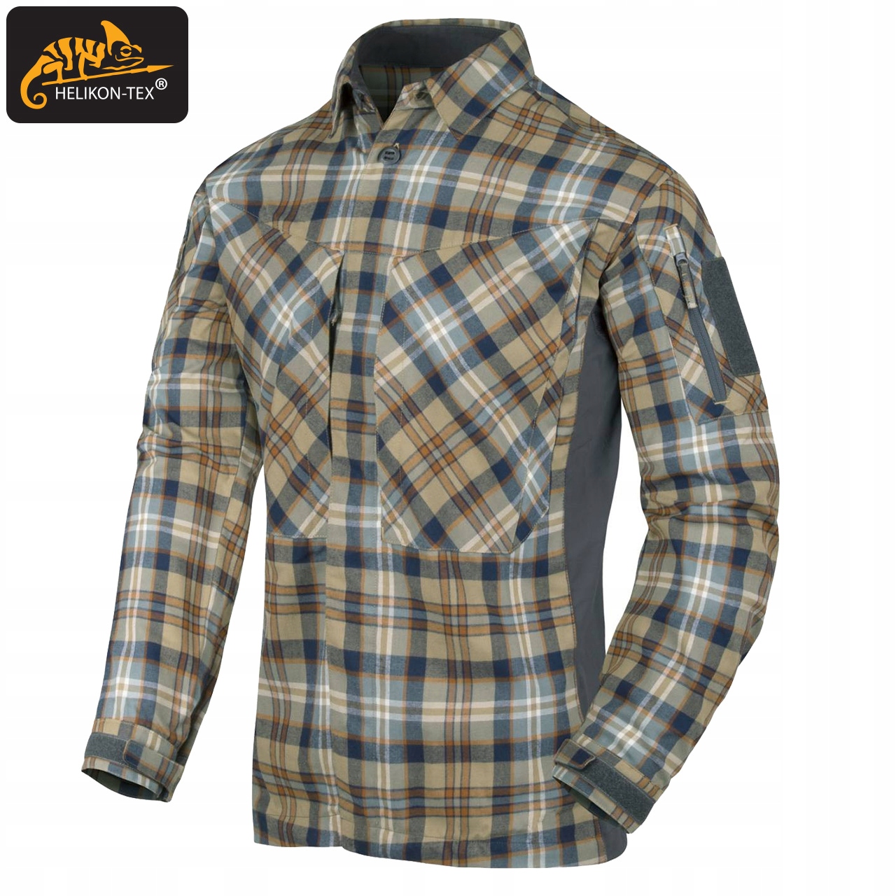 HELIKON Koszula MBDU Flannel Shirt Ginger Plaid Rękaw długi rękaw