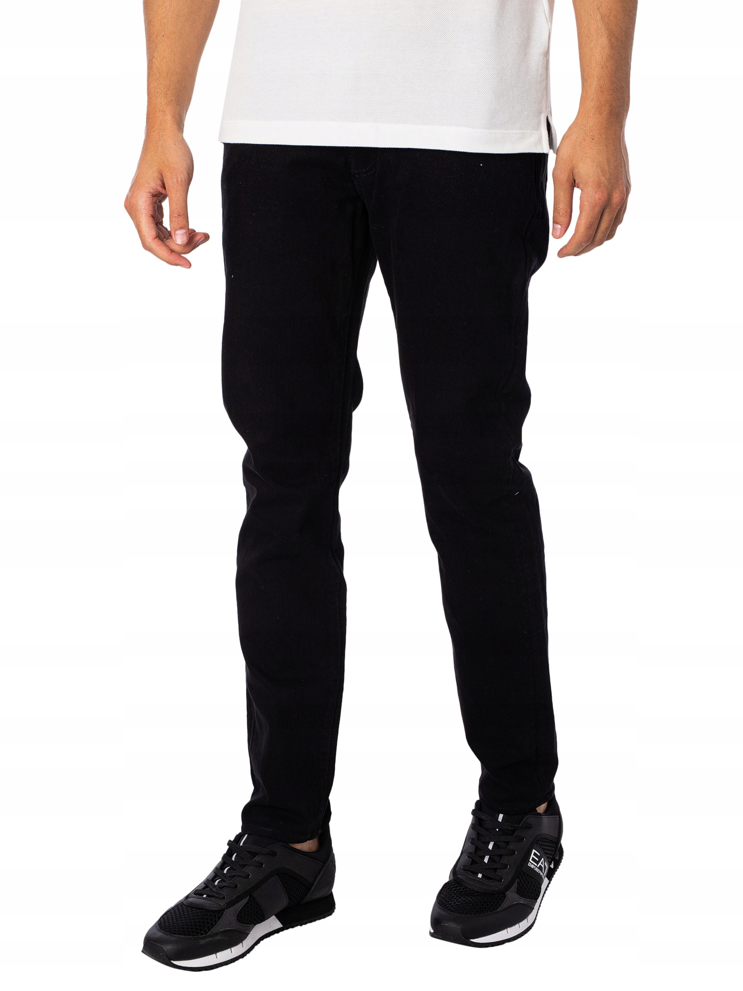 Armani Exchange Džíny Bez Oblečení Z Bavlny Černé 30/S 6FA