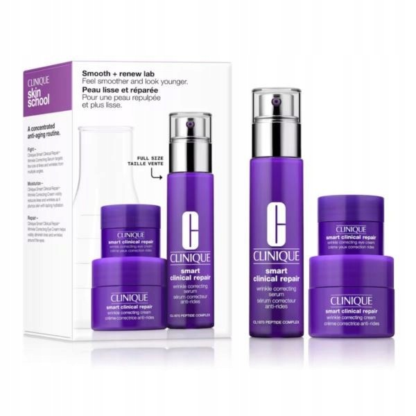 017101 Clinique Smooth Renew Lab Skincare: Smart Clinical Repair Zestaw