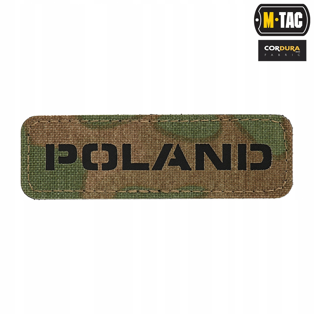 M-Tac Naszywka Poland 25x80 multicam/czarny