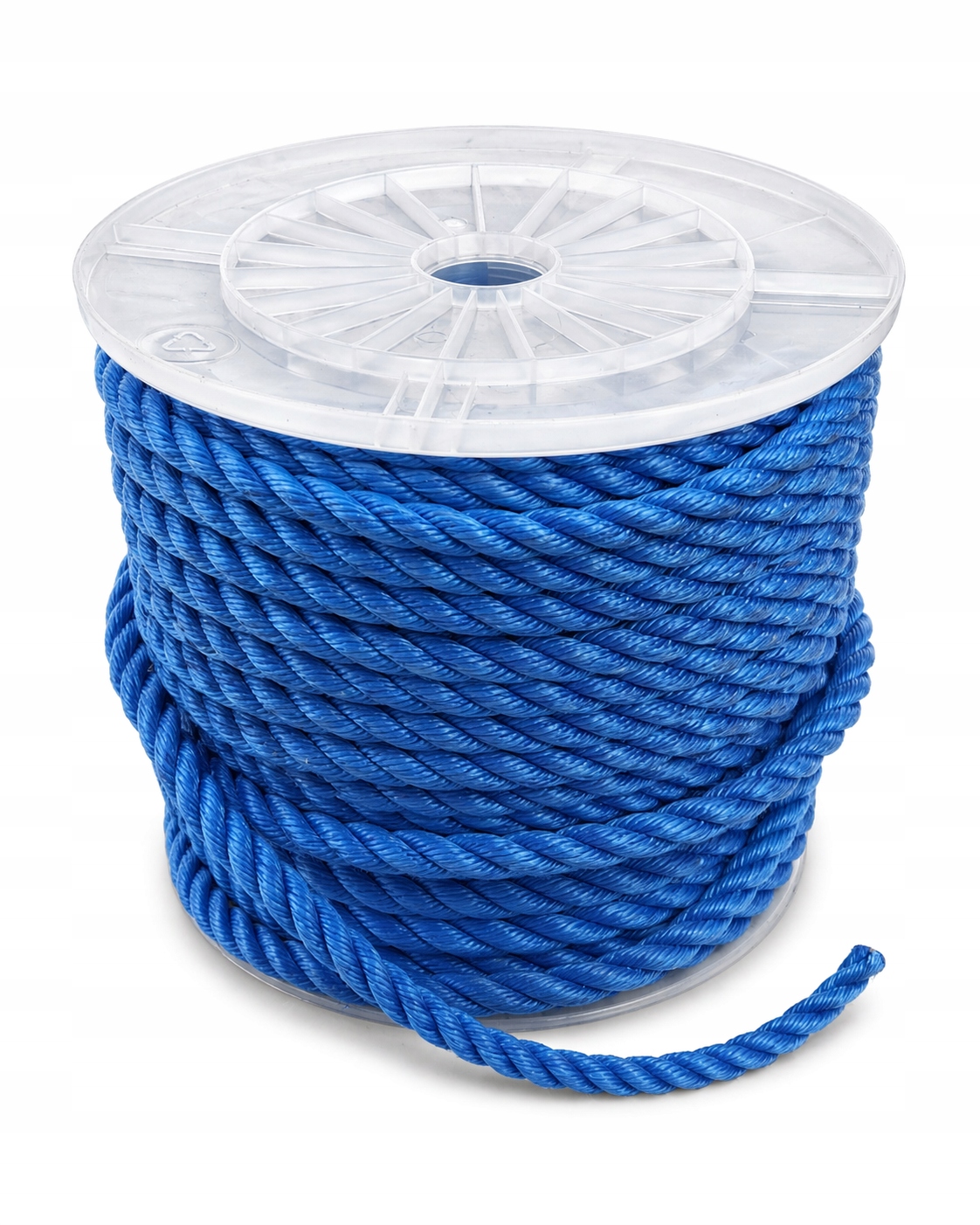 Polypropylenové Lano Kudrnaté 12mm 50M Modré Polský Výrobce