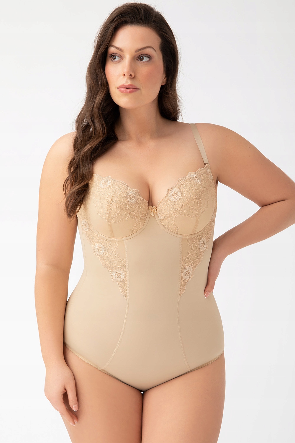 Zeštíhlující body Gorsenia 184 Livia béžová 95D