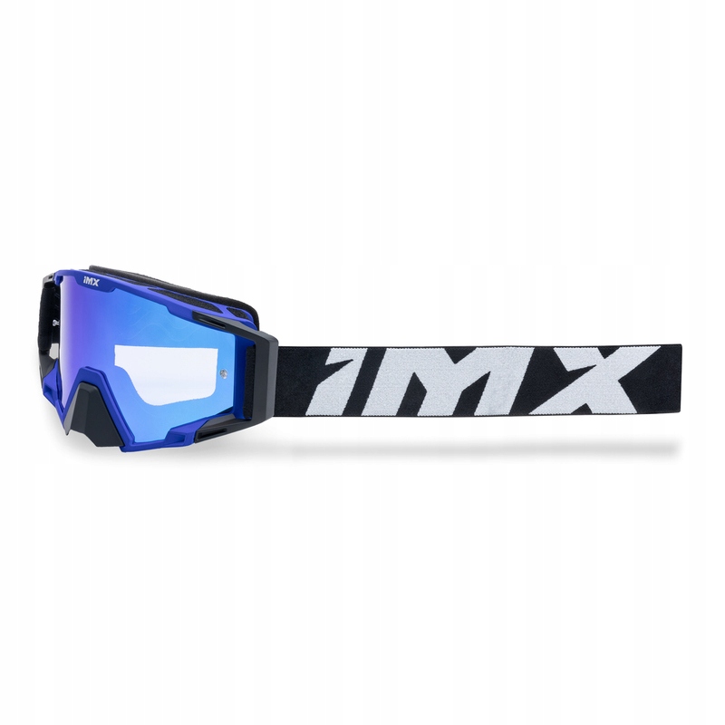 GOGLE IMX SAND BLUE MATT/BLACK - SZYBA BLUE IRIDIUM + CLEAR
