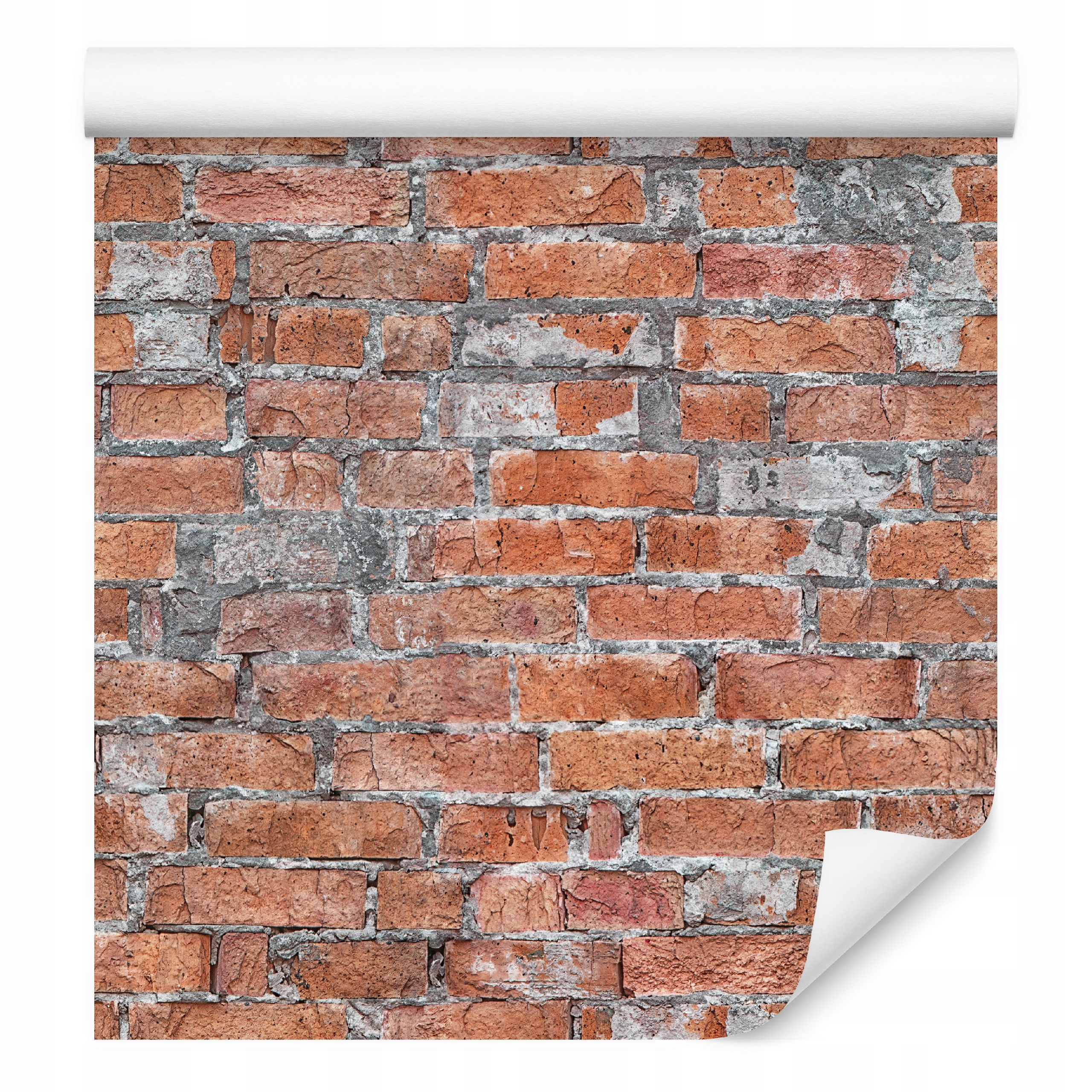Omyvatelná tapeta Červená Cihla Zeď 3D do ložnice