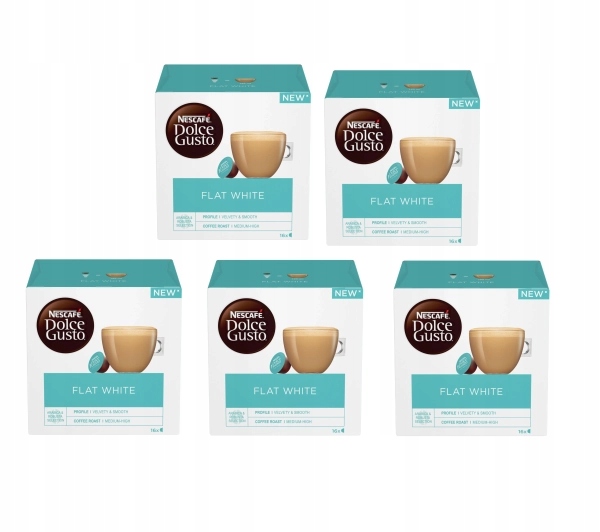Kapsułki do ekspresu Nescafe Dolce Gusto Flat White 80 sztuk