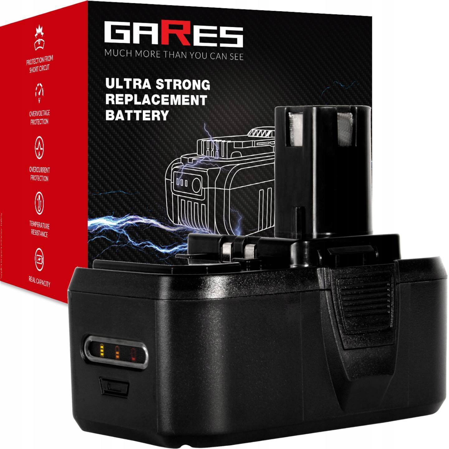 Baterie Akumulátor pro Ryobi R18AD System One+ RB1840X R18ST 18V 3,0Ah 3Ah