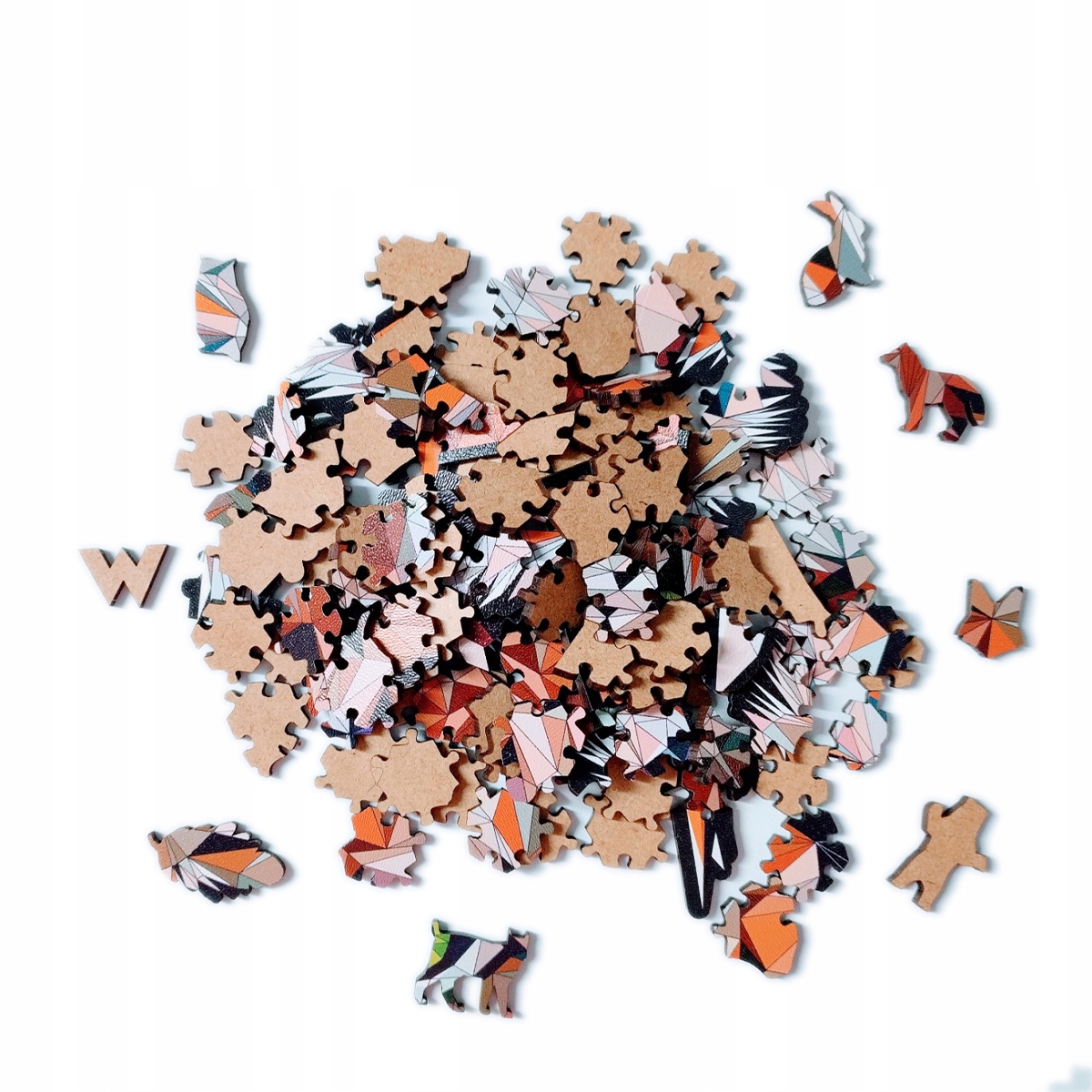 Puzzle drewniane RYŚ DISCREET LYNX A4 Marka WOOD YOU DO